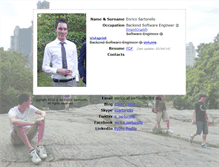 Tablet Screenshot of enrico.sartorello.org